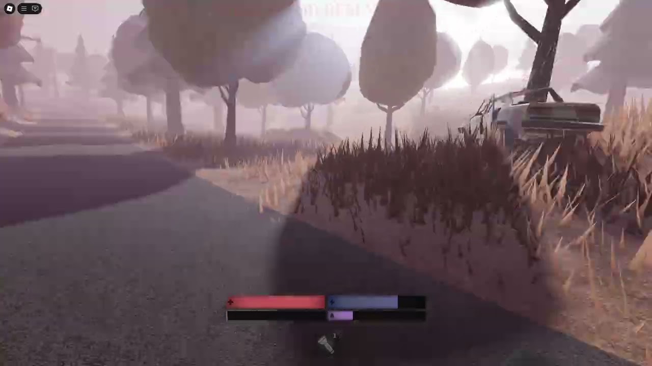 Player bashing a locked door in West Wood Remake